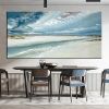 Beach and Ocean Abstract Seascape Canvas Wall Art