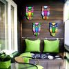 Metal Owl Decorative Wall Art for Indoor and Outdoor Décor