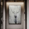 Deer Landscape Canvas Wall Art