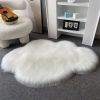 Soft Plush Faux Fur Cloud Shaped Decorative Area Rug
