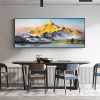 Abstract Mountain Landscape Canvas Wall Art