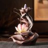 Reversible Lotus Flower Purple Sand Aromatherapy Incense Burner