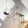 Crystal Moon Rainbow Prism Decorative Sun Catcher