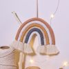 Vibrant Rainbow Macrame Decorative Wall Hanging