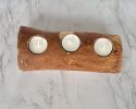 Handcrafted Olive Wood Candle Holder Centerpiece