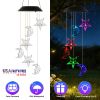 Solar Moon and Star Color-Changing Wind Chime